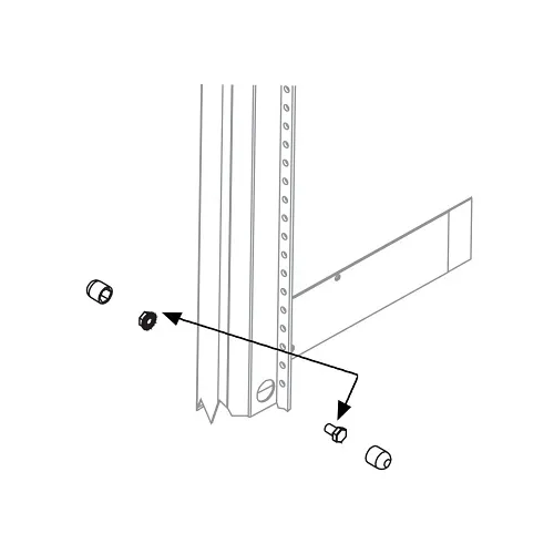 Middle Atlantic GANG-10T Rack Ganging Hardware Threaded for 10 Racks
