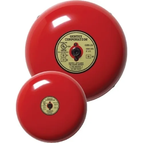Potter GB10-24 10" Fire Alarm Bell, Red