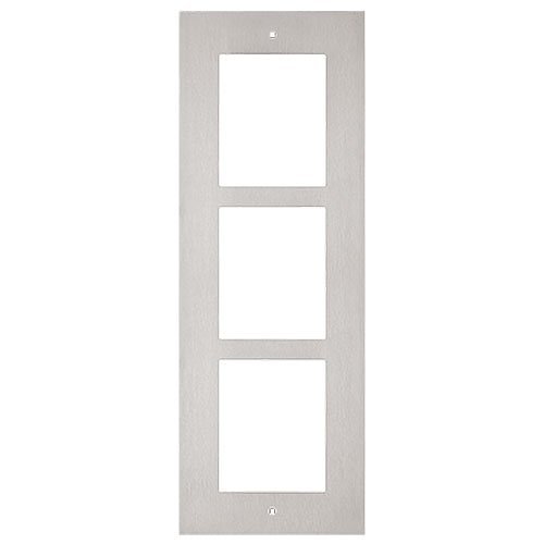 2N 01282-001 IP Verso and LTE Verso 3-Module Frame, In Wall Flush Mount, Nickel