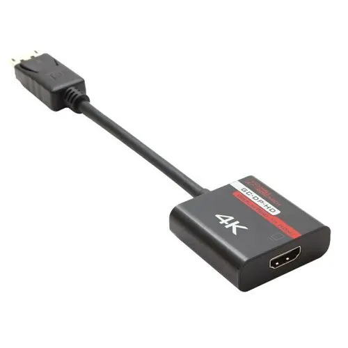 Hall GC-DP-HD Display Port to 4K HDMI Converter/Dongle, Plug-N-Play