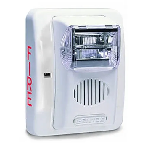 Gentex GEC3-24WW Commander Series Selectable Candela Evacuation Horn Strobe, 24VDC, White