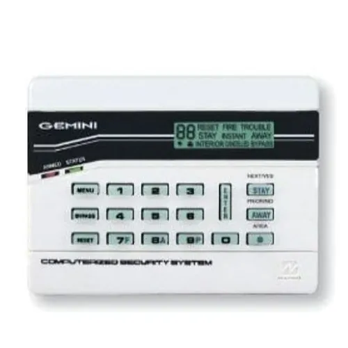 Napco GEM-K4 Zone Hybrid Control Keypad, Digital / Icon, Menu Driven