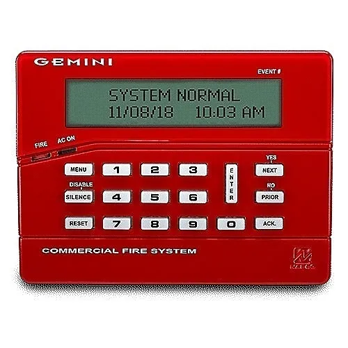 Napco GEMC-FK1 Gemini Series 4-Wire Bus Keypad