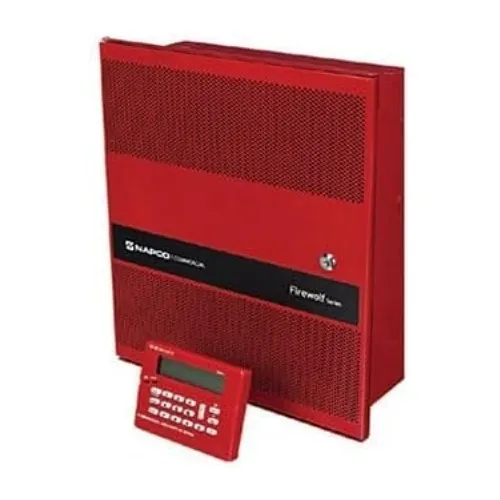 Napco GEMC-FW-32CNVKT Firewolf Series 2-Wire Zone Conventional Commercial Fire Alarm Panel, 32-Point, 24V, 4A