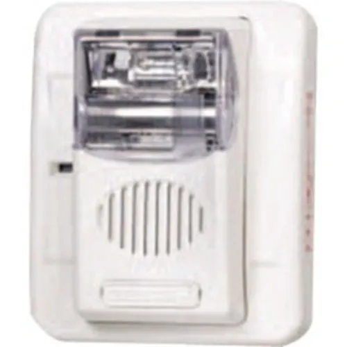 Gentex GES24-1575WW Commander2 Strobe Only, Fixed 15/75CD Strobe, Wall Mount, White Faceplate