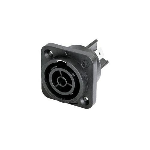 Neutrik NAC3FPX-TOP Appliance Outlet Connector, 1/4" Flat Tab Terminals