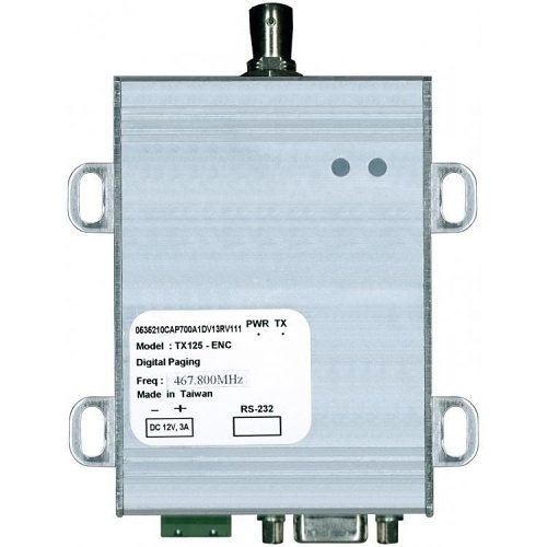 Alpha TX125-ENC UHF Paging Transmitter, 5W