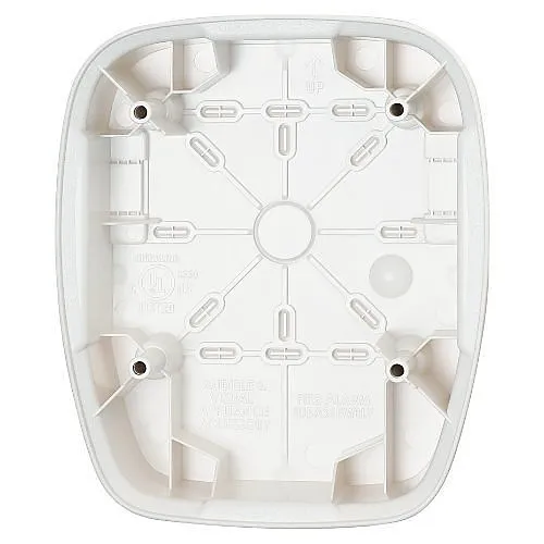 Gentex GHSLFBBW Surface Round Back-Box for GC Series, White