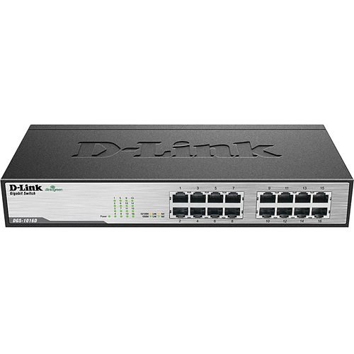 D-Link DGS-1016D 16-Port Gigabit Unmanaged Desktop Switch