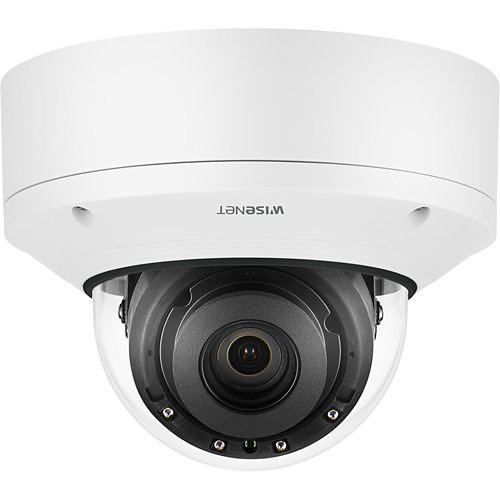 Hanwha XND-8081RV X-Series 5MP IR Indoor Vandal Dome Camera, 3.6-9.4mm Varifocal Lens, White