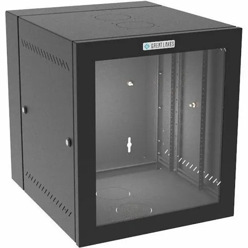 Great Lakes GL24WMP-B-00 Wall Mount, 24"x21"x24", 12U, 22" Usable Depth