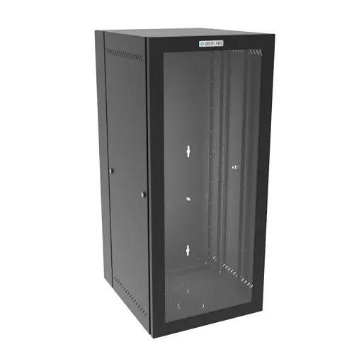 Great Lakes GL48WMP-B-00 Cabinet with Plexi Door. Wall Mount, 25U, 48H