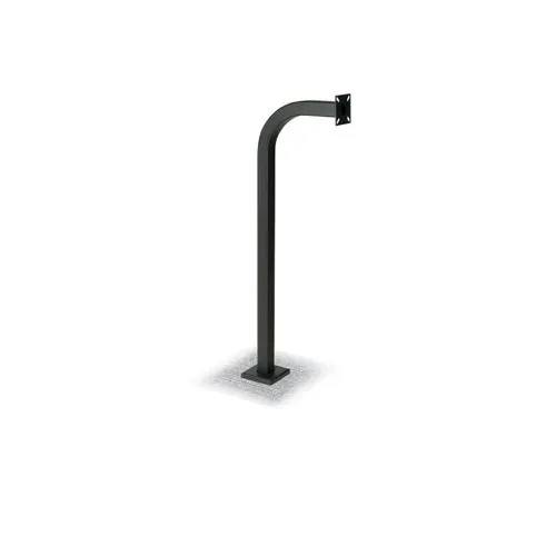 Linear GNC-1 Curb-Mount Gooseneck for Keypad, Telephone Entry System and Access Control Systems, Black
