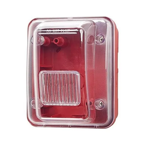 Gentex GOE-PR Weatherproof Back Box for Outdoor Horn, Red