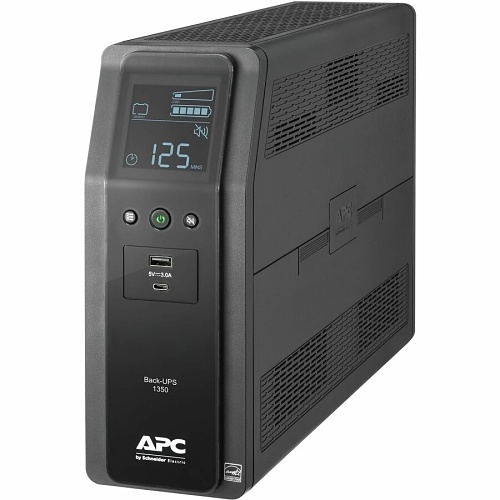 APC BN1350M2 Back-UPS Pro 1350VA, 120V, AVR, LCD, USB Charging Ports, 10 NEMA outlets, 4-Surge