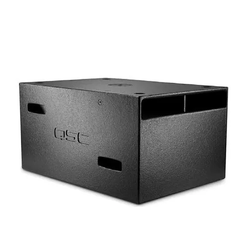 QSC GP212-SW-BK Subwoofer, Ultra-Compact Dual 12" Bandpass, Black