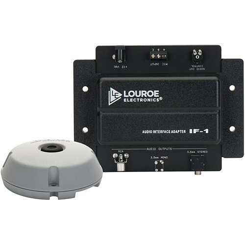 Louroe LE-047 Audio Monitoring 2-Piece Kit, (1) IF-1 Audio Interface Adapter, (1) Verifact Microphone