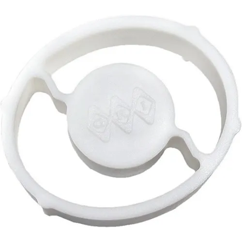 GRI GR1840 Magnet, Oval Door Channel with (2) #5942 Magnets Epoxied, White