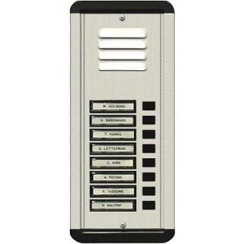 Alpha AM64208S Vandal-Resistance Entrance Panel, Anodized Aluminum