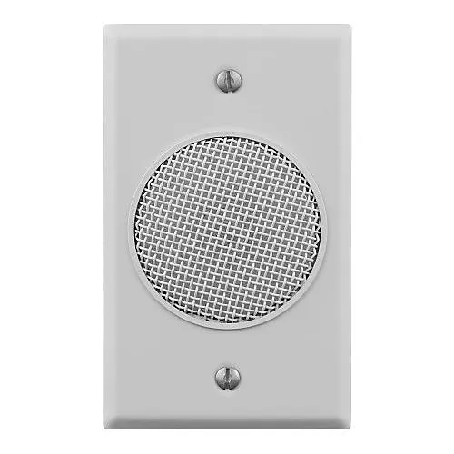 Audix GS1 Flush Mount Wall/Ceiling Fully Integrated Pre-Amp Microphone, Satin Nickel