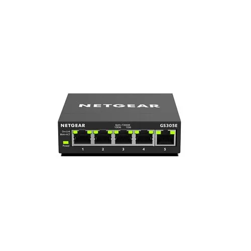 Netgear GS305E 5-Port Gigabit Ethernet SOHO Plus Switch