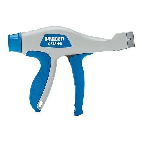Panduit GS4EH-E Cable Tie Hand Tool, 7.8x1.27", Light Gray and Blue