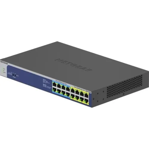 Netgear GS516UP 16-Port Gigabit Ethernet High-Power PoE+ Unmanaged Switch with 8-Ports PoE++ (380W)
