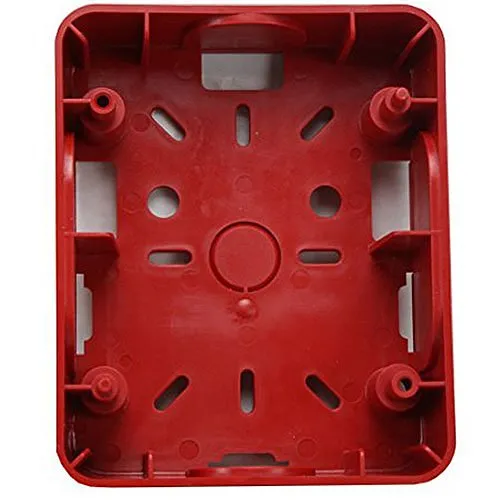 Gentex GSB-R Surface Back Box for GE Series, Red Faceplate
