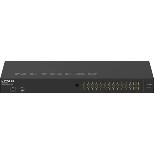 Netgear MGSM4230P Managed Switch, AV Line 24x1G PoE  300W 2x1G and 4xSFP