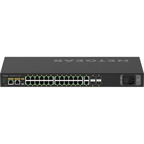 Netgear MGSM4230P Managed Switch, AV Line 24x1G PoE  300W 2x1G and 4xSFP