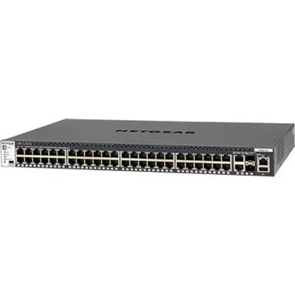Netgear GSM4352S M4300-52G Stackable Managed Switch with 48x1G and 4x10G Including 2x10GBASE-T and 2xSFP+ Layer 3