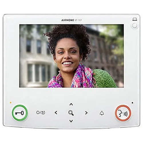 Aiphone GT-1C7 GT Series Audio/Video Tenant Station with 7" Display