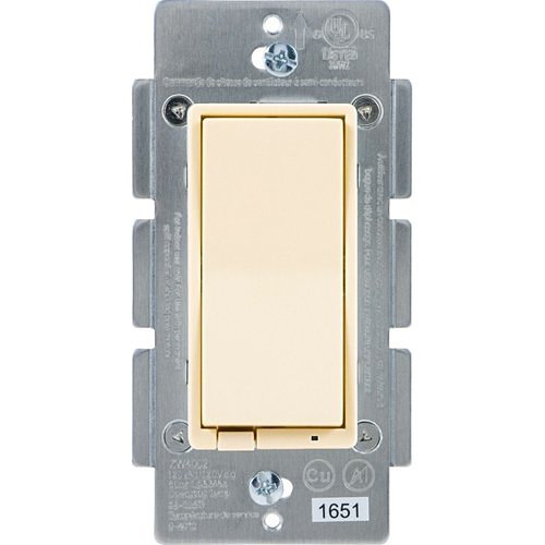 Jasco 13945 Interchangeable Paddle For Z-Wave Switches, Dimmers & Fan Controls (GE, Honeywell & Enbrighten Compatible), Ivory