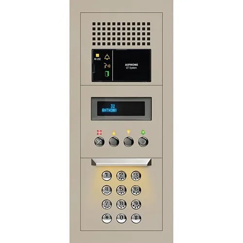 Aiphone GTA-DESB 10-Key Audio Entrance Panel Kit with GT-DB and GT-NSB