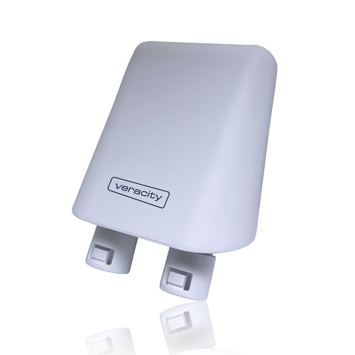 Veracity VHW-HWPS-CXT HIGHWIRE Powerstar XT External Ethernet & PoE Over Coax Camera Adapter, IP66/IP67/IP69K, NEMA 4X/6