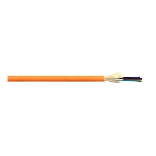Superior Essex 43012NG01 12-Fiber 10G/300 Multimode Fiber Optic Cable, Single Unit Distribution OFNR, Cut to Length, Reel, Blue