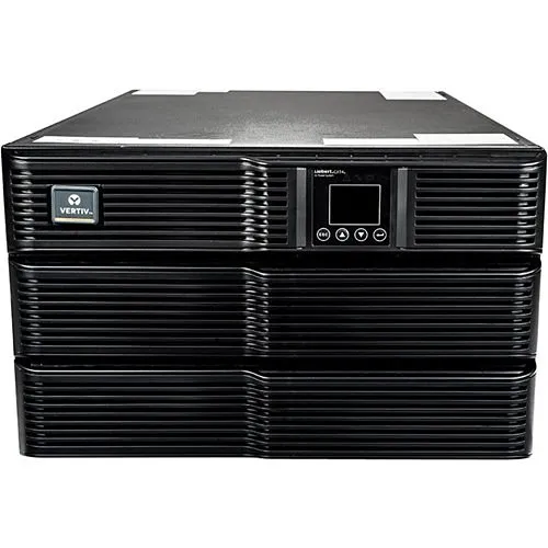 Schneider Electric GXT4 Vertiv Liebert On-Line Double Conversion UPS, Rack/ Tower Configuration, 7200W/8000VA (GXT4-8000RT208)