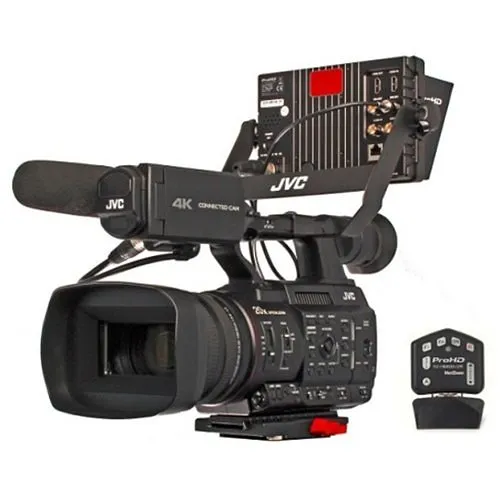 JVC GY-HC500U 9.35MP 4K UHD Handheld Connected Camcorder, 20x Optical Zoom, 40x Dynamic Zoom