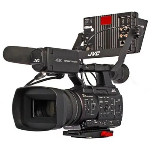 JVC GY-HC500U 9.35MP 4K UHD Handheld Connected Camcorder, 20x Optical Zoom, 40x Dynamic Zoom