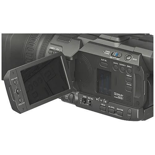 JVC GY-HM170 4KCAM Compact Professional Camcorder with Integrated 12x Optical Zoom Lens and Top Handle Audio Unit