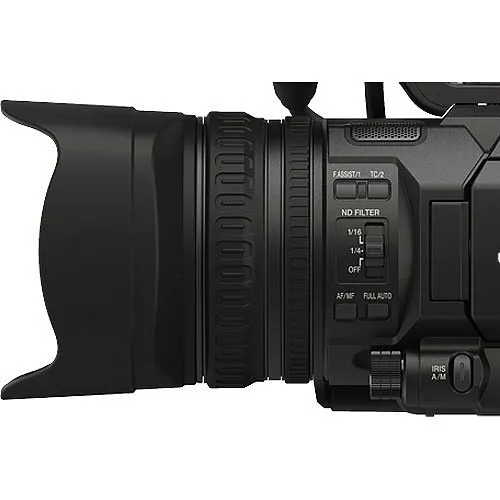 JVC GY-HM170 4KCAM Compact Professional Camcorder with Integrated 12x Optical Zoom Lens and Top Handle Audio Unit