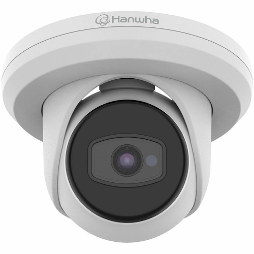Hanwha ACE-8020R Wisenet Series 5MP Turret Camera with Day and Night Sensor and IP67, IK10 Protection, 3.6mm Fixed Focal Lens, White