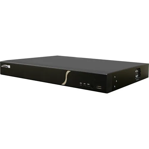 Speco H16HRLN 16-Channel Hybrid DVR, HDD Not Included, Black