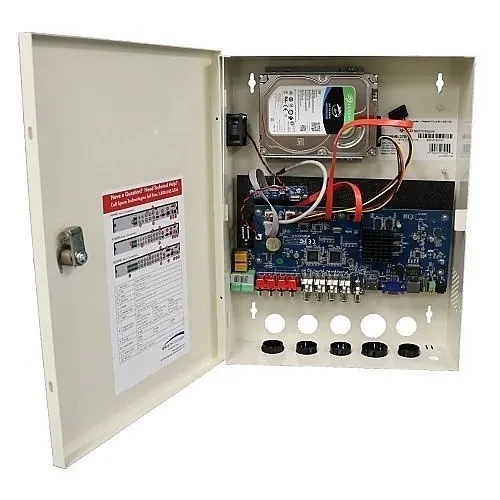 Speco H16WHRLN24TB HRL Series 16-Channel Wall Mount Hybrid Digital Video Recorder, 24TB