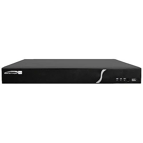 Speco H24HRLN 4K Ultra HD-TVI 24-Channel Hybrid DVR, 24TB HDD, Black