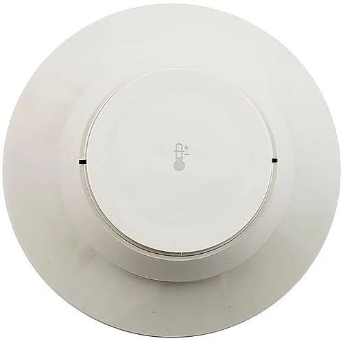 Fire-Lite H365-IV Addressable Heat Detector, Low-Profile Intelligent 135°F Fixed Thermal Sensor, LiteSpeed and CLIP, Ivory