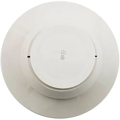 Fire-Lite H365R-IV Addressable Heat Detector, Low-Profile Intelligent Rate-of-Rise Thermal Sensor and LiteSpeed Only, Ivory