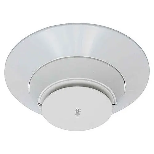 Fire-Lite H365R Addressable Heat Detector, Low-Profile Intelligent Rate-of-Rise Thermal Sensor and LiteSpeed Only, White