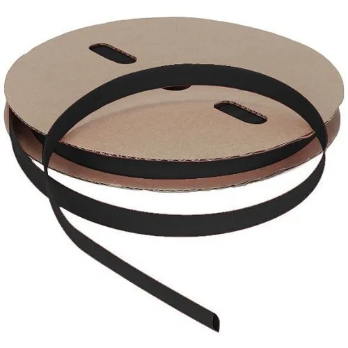 Techflex H3N0.25BK1 Shrinkflex 3:1 Polyolefin 1/4" Heatshrink Tubing, 1' Cuts, Black