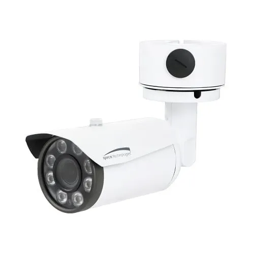 Speco H5B1M 5MP HD-TVI Motorized Bullet Camera with Junction Box, 2.7-13.5mm Motorized Lens, WDR, White